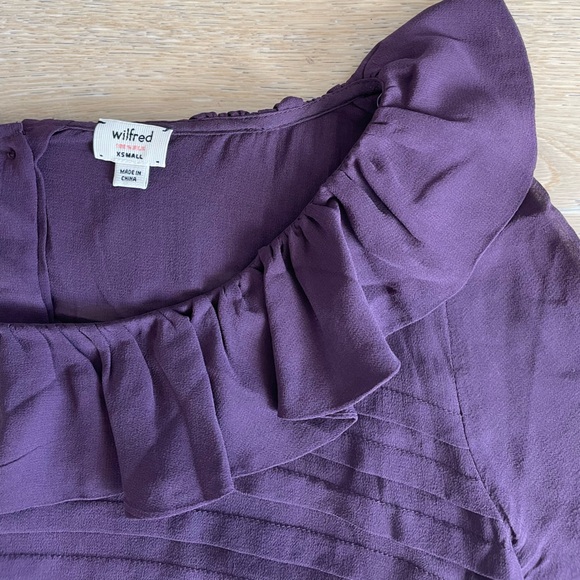 Wilfred Silk Ruffle Blouse - Picture 2 of 7